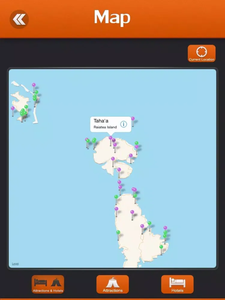 ภาพหน้าจอของ Raiatea Island Travel Guide iPad 