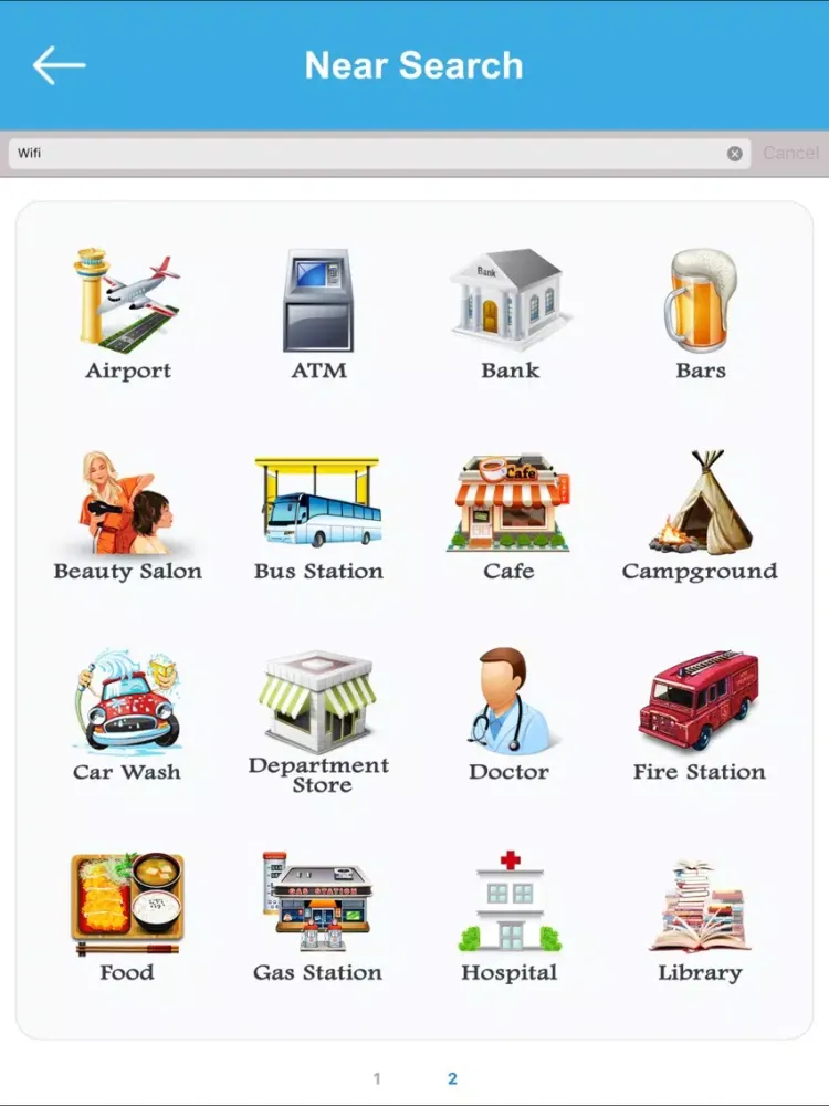 Capturas de tela do Sacramento Wifi Hotspots iPad 