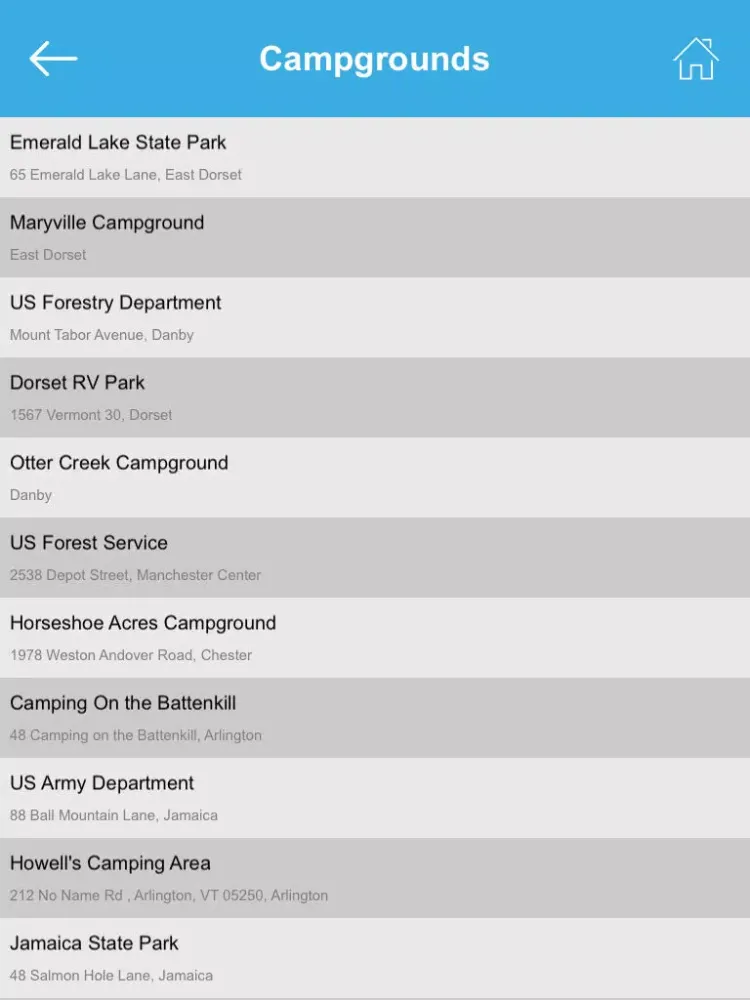 تصاویر Vermont State Parks & National Parks iPad 