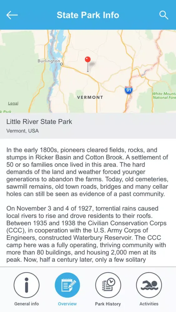 تصاویر Vermont State Parks & National Parks