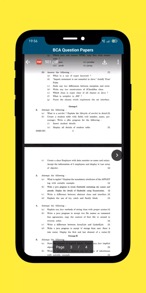 صور BCA Question Papers