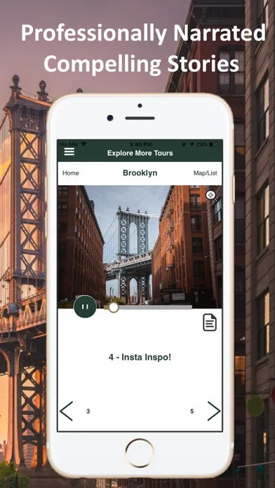 Brooklyn Bridge NYC Audio Tour स्क्रीनशॉट