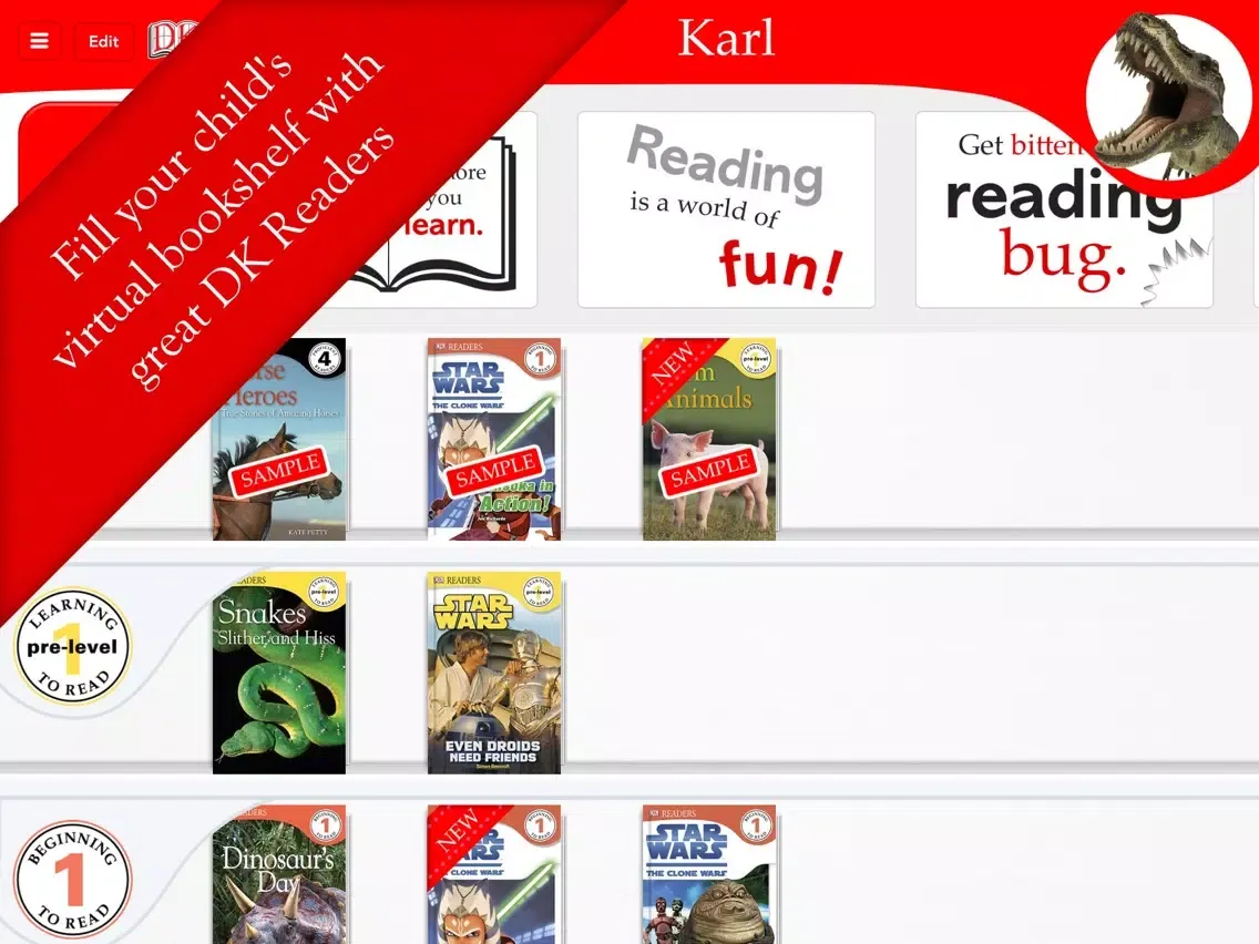 DK Readers iPad  Ekran Görüntüleri