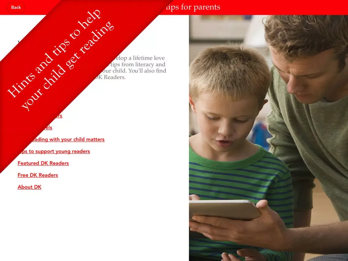 DK Readers iPad  Ekran Görüntüleri