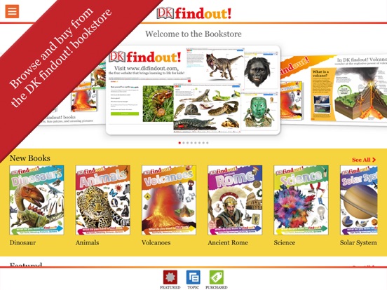 Capturas de pantalla de DK findout! Library iPad 