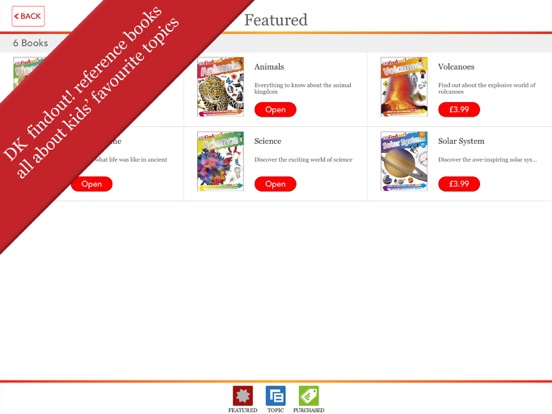 Capturas de pantalla de DK findout! Library iPad 