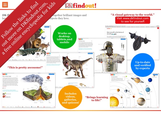 Capturas de pantalla de DK findout! Library iPad 