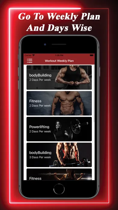 Zrzuty ekranu Fit-work & Muscles-buildup
