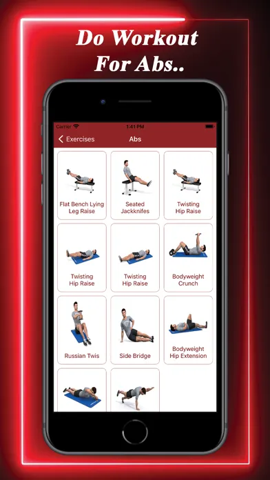 Zrzuty ekranu Fit-work & Muscles-buildup