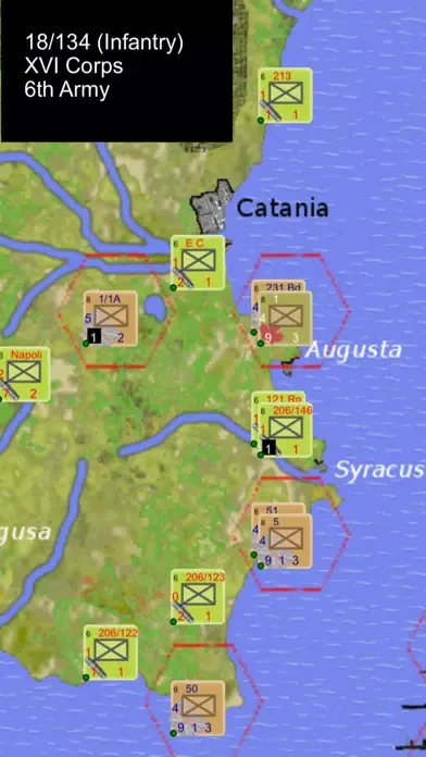 Wargame: Sicily 1943 سکرین شاٹس
