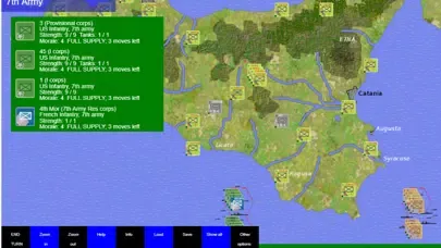 Wargame: Sicily 1943 سکرین شاٹس
