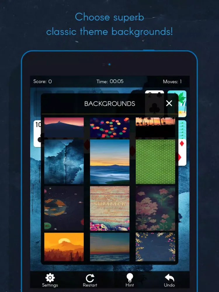 Solitaire Free - Spider Solitaire HiLow Card Poker iPad  Ekran Görüntüleri