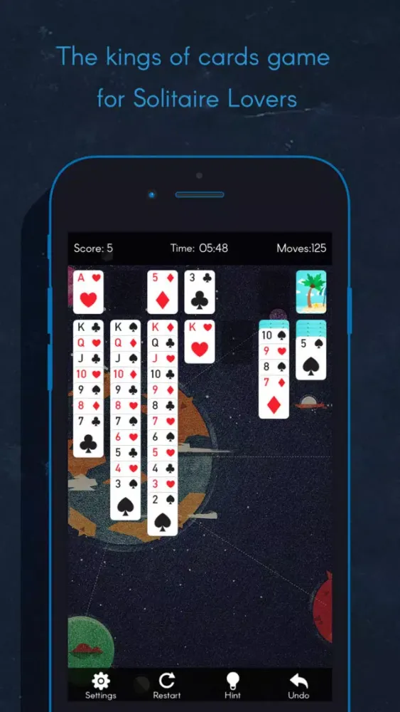 Solitaire Free - Spider Solitaire HiLow Card Poker Ekran Görüntüleri