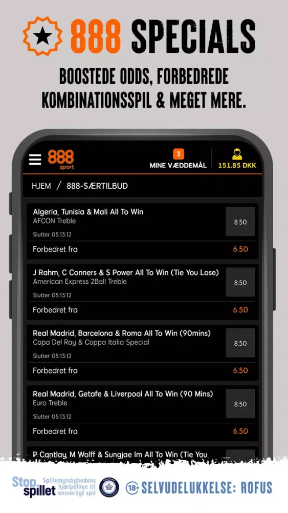 888 sport Live Fodbold odds স্ক্রিনশট