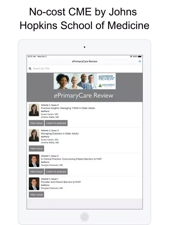 ePrimaryCare Review iPad  سکرین شاٹس