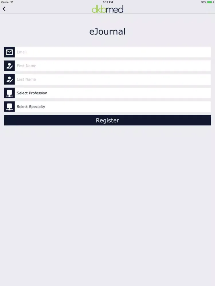 DKB Journal Review iPad 应用截图