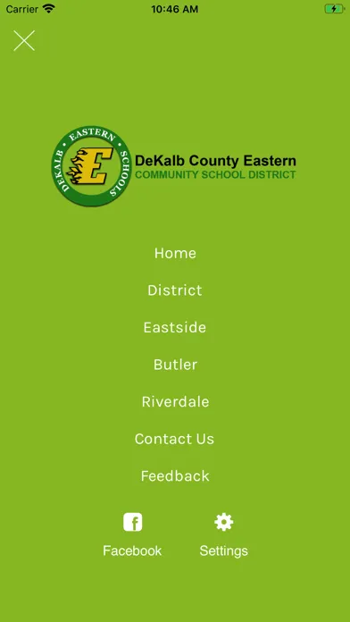 Ảnh chụp màn hình của DeKalb County Eastern CSD