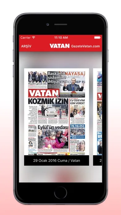 Capturas de pantalla de Vatan Gazete