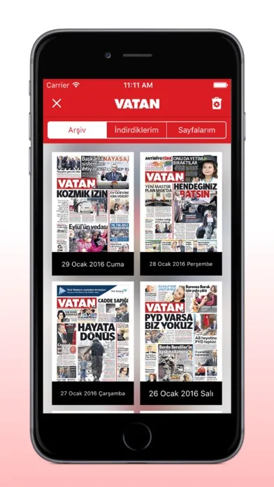 Capturas de pantalla de Vatan Gazete