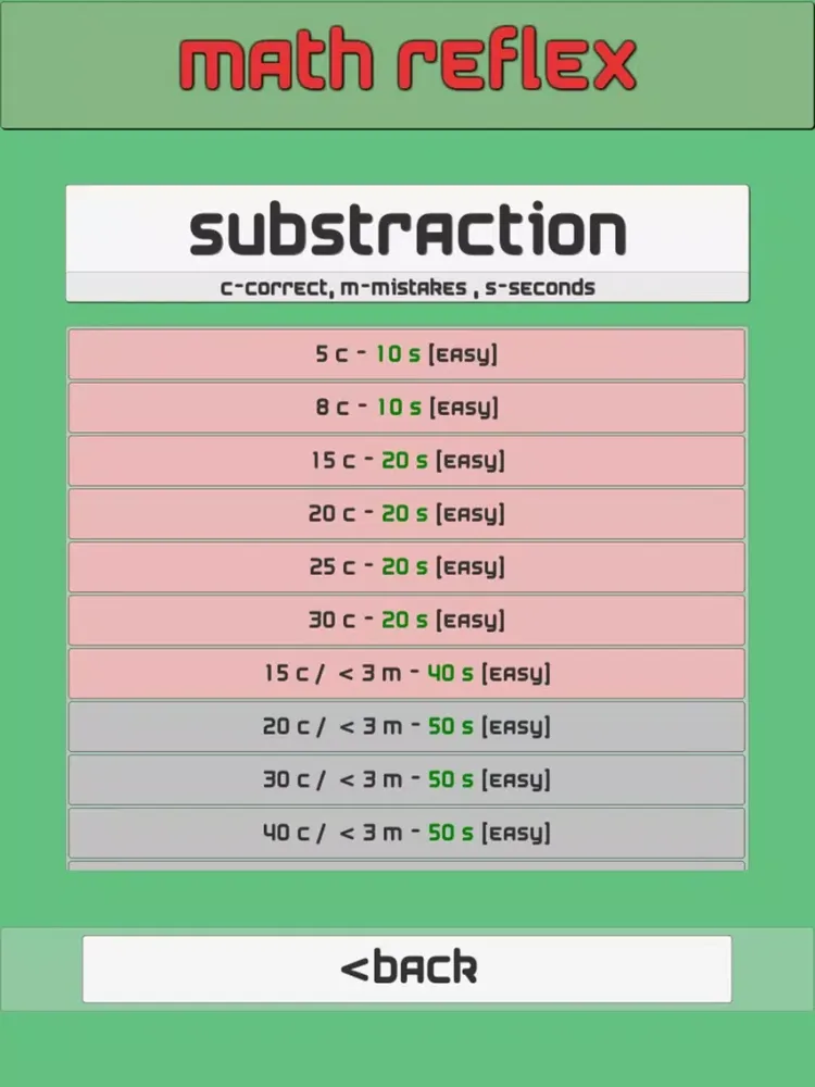 MathReflex iPad  স্ক্রিনশট