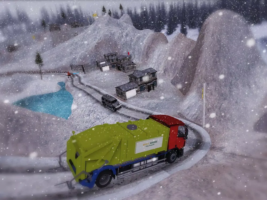 تصاویر Mountain Off-road Garbage Truck Driving simulator iPad 