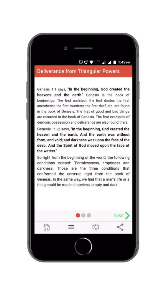 Tangkapan layar Deliverance from Powers