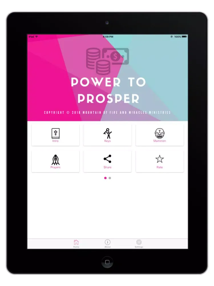 Power to Prosper iPad  Screenshots