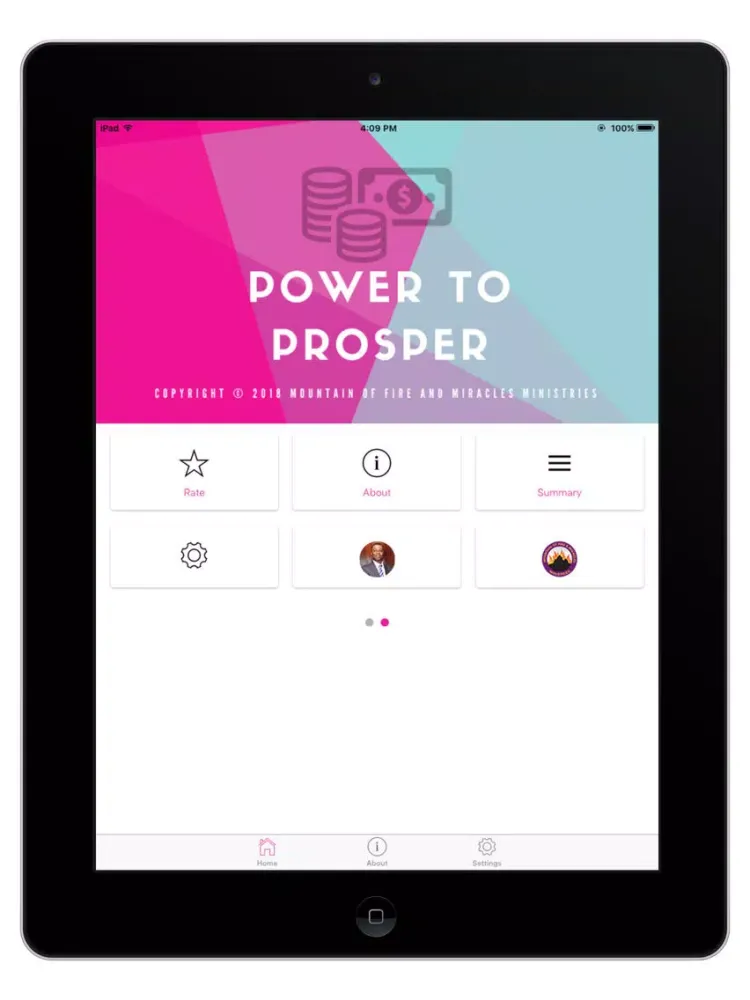 Power to Prosper iPad  Screenshots