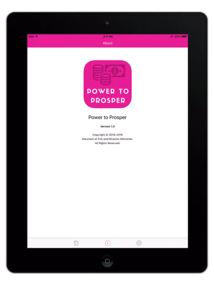Power to Prosper iPad  Screenshots
