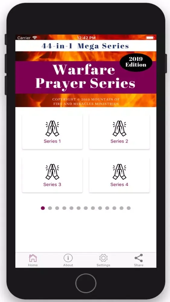 Capturas de tela do 44 in 1 Warfare Prayer Series