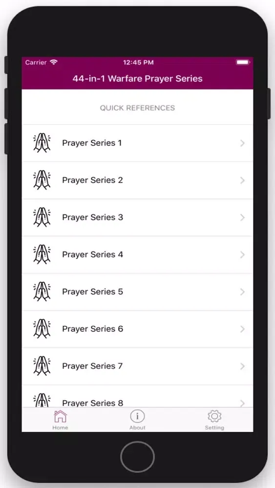 Capturas de tela do 44 in 1 Warfare Prayer Series