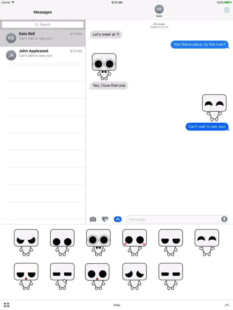 صور Ruby the Robot iPad