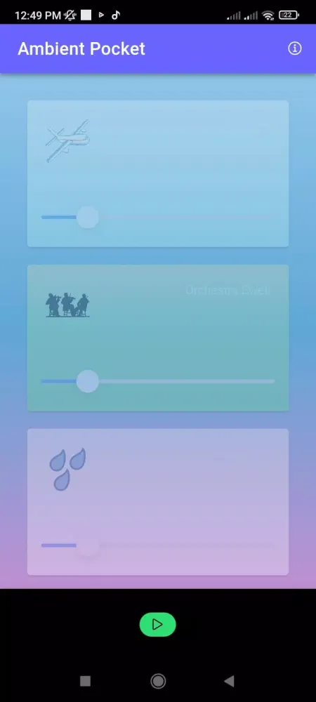 Capturas de tela do Ambient Pocket