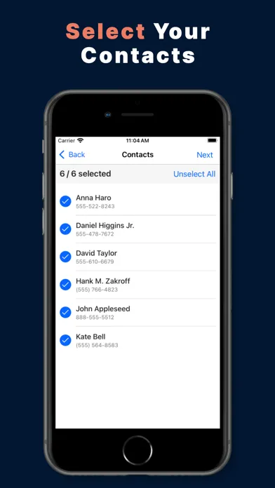 Скриншоты Transfer My Contacts
