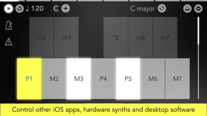 Capturas de tela do Navichord • chord sequencer