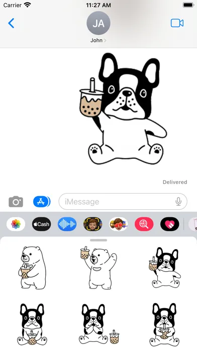 Скриншоты Boba Bubble Tea Stickers