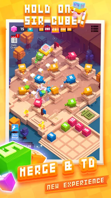 Tangkapan layar Hold on, Sir Cube!