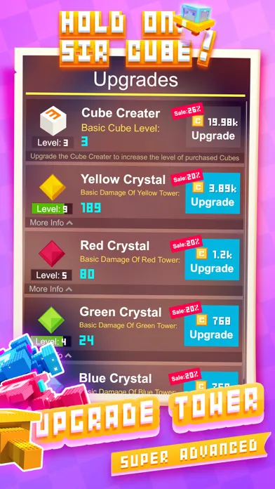 Tangkapan layar Hold on, Sir Cube!