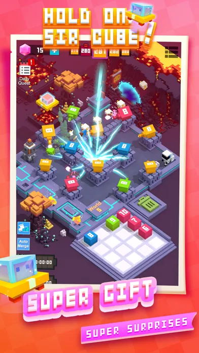 Tangkapan layar Hold on, Sir Cube!