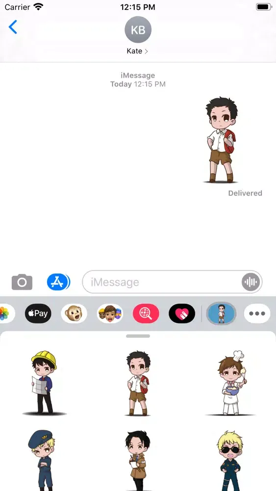 Ảnh chụp màn hình của Daniel and Friends Stickers