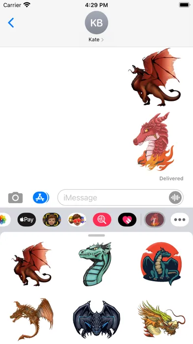 Capturas de pantalla de Dragon Beast Stickers