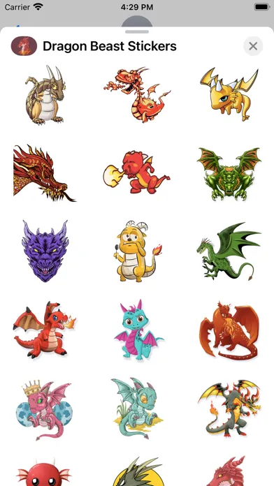 Capturas de pantalla de Dragon Beast Stickers