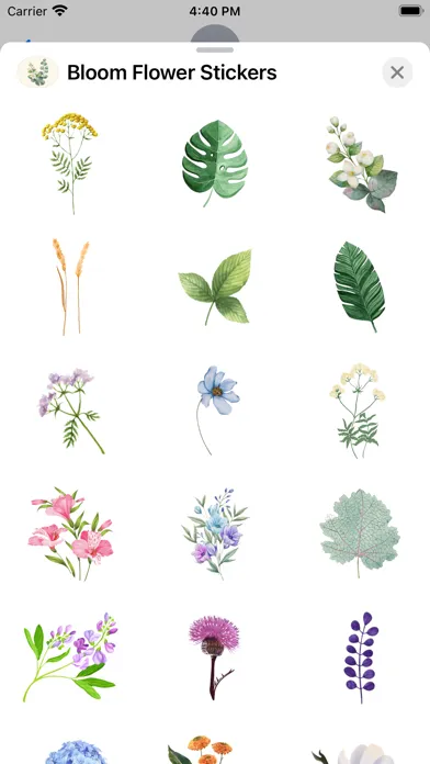 Bloom Flower Stickers應用截圖