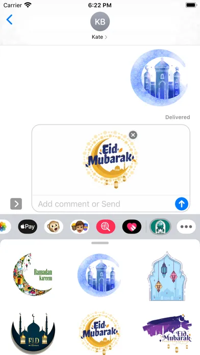 Happy Ramadan Kareem Stickers Screenshots