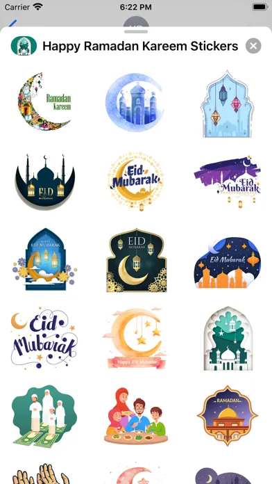 Happy Ramadan Kareem Stickers Screenshots