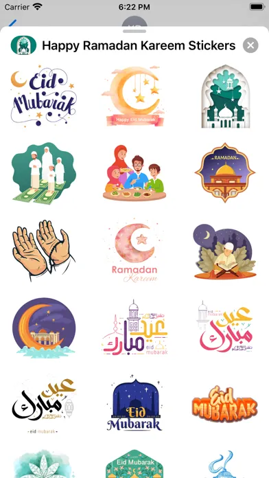 Happy Ramadan Kareem Stickers Screenshots