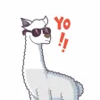 Llama Alpaca Stickers