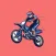 Motorbike Ride Stickers