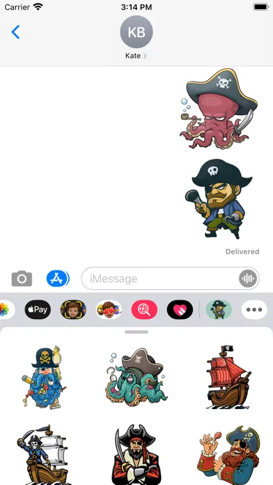 صور Pirate Marine Stickers