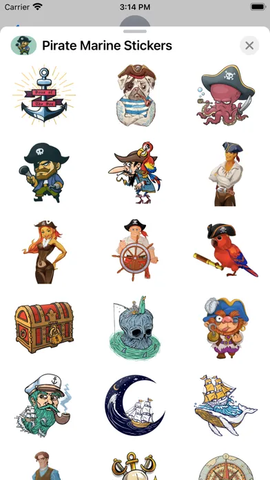صور Pirate Marine Stickers